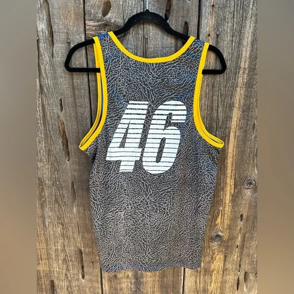 NBA Golden State Warriors Basketball Tank Top Jersey Number 46 Steph Curry - Picture 2 of 5